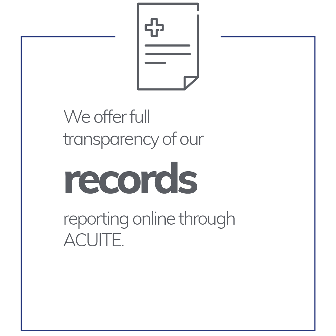 transparency of our records